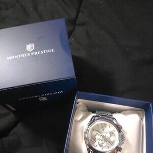 Invicta x Montres Prestige silver womens watch. 35mm. model: MPW-0194. please no